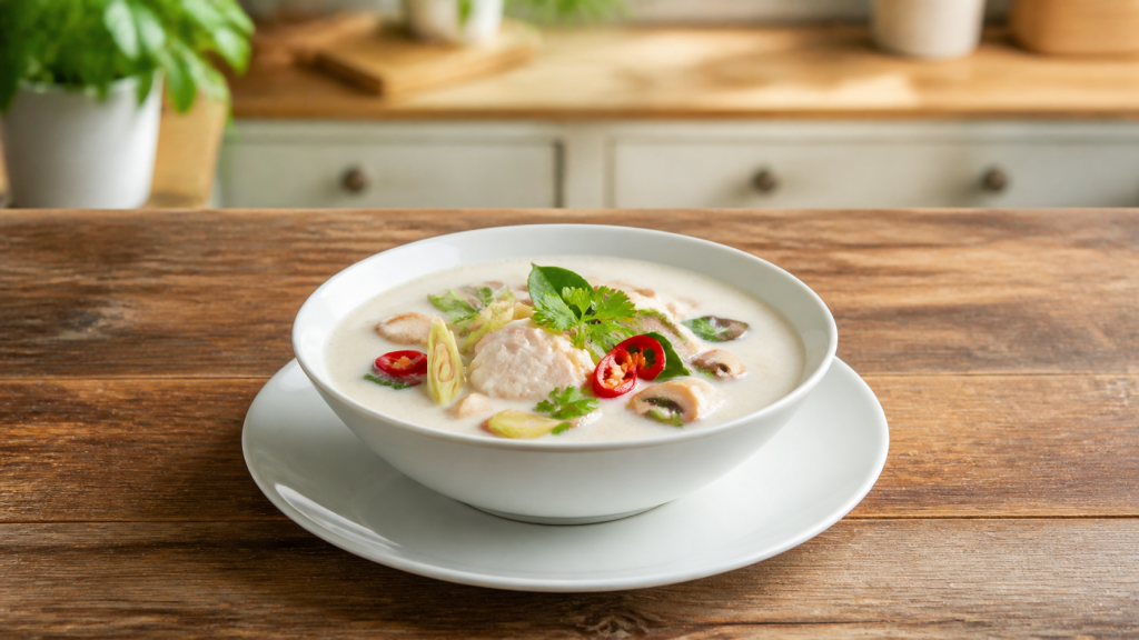 Thajská polévka tom kha gai