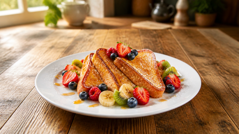 Francouzský toast s čerstvým ovocem