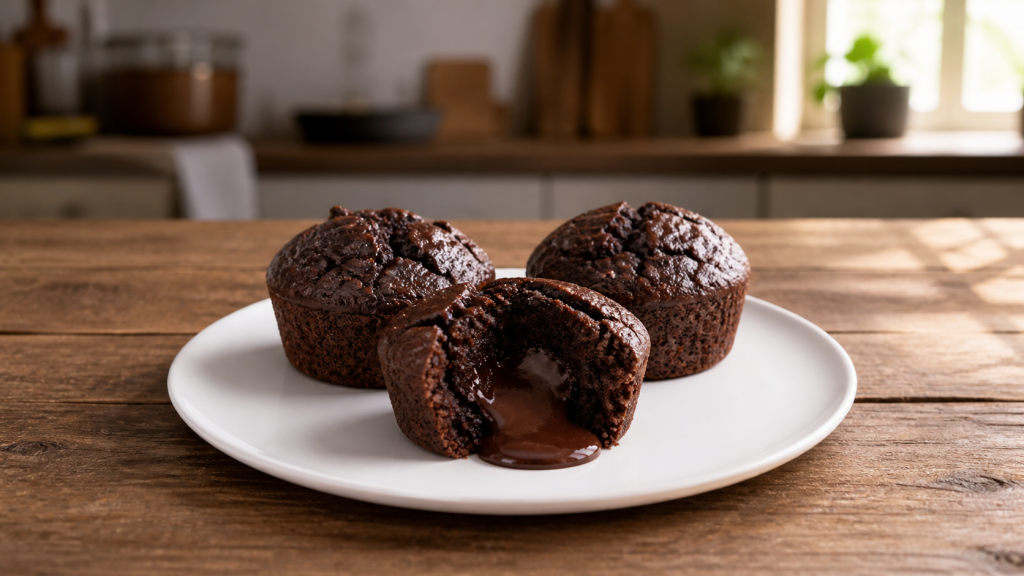 Čokoládové muffiny s tekutým středem