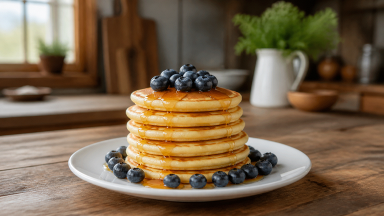 Nadýchané americké lívance (pancakes)