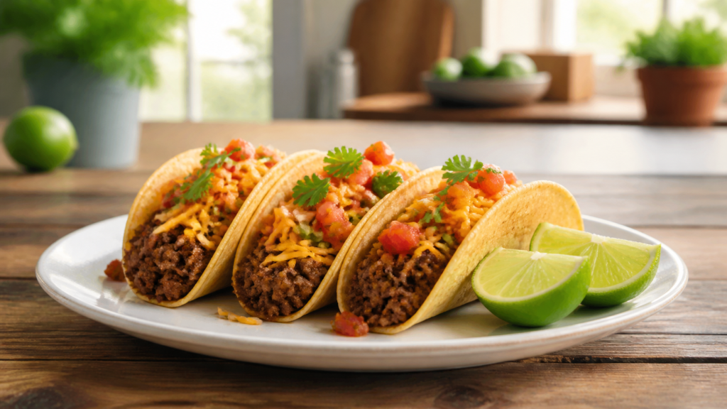 Mexické tacos s hovězím masem