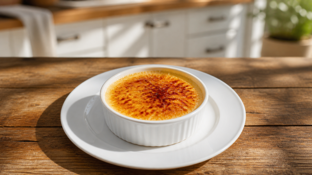 Crème brûlée s vanilkou