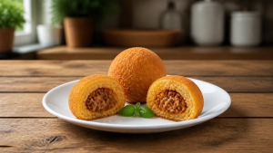 Sicilská arancini rýžové kuličky